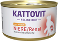 Kattovit 康特維 | Feline Diet | 腎臟保健 (Renal/Niere) 成貓 | 雞肉味 | 罐裝貓濕糧 85g 德國專業處方級配方 | 德國製造